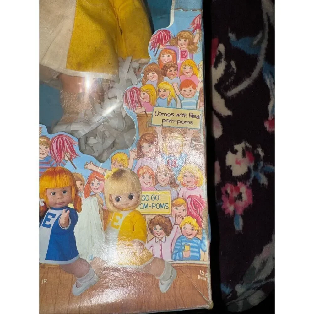 Vintage 80’s cheerleader doll in box